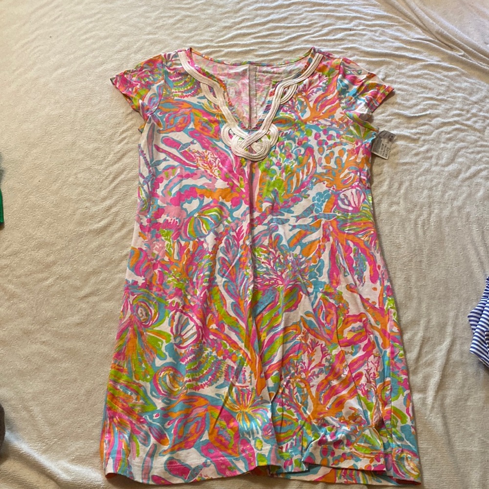 Lilly Pulitzer Dress - Size L - 100% Cotton - Gently Used, no tears or stains